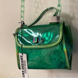 Like Dreams new green clear purse, Brand new